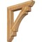 Ekena Millwork Merced Slat Rough Sawn Bracket, Western Red Cedar, 6"W x 40"D x 44"H BKT06X40X44MRC06RWR - alternate 1